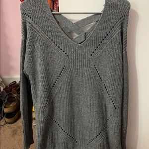 Long Gray sweater